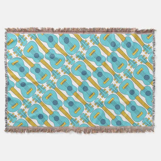 Couverture Motif Ukulele vertical (Devant)
