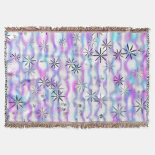 Couverture Motif Vagues Étoilées Envoûtantes