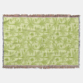 Couverture Motif vert de palmiers (Devant)