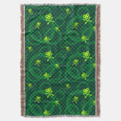 Couverture Motif vert d'Emo avec des cercles (devant Vertical)