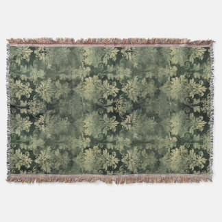 Couverture Motif vert désossé