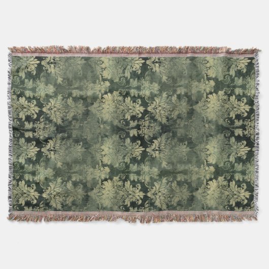 Couverture Motif vert désossé (Devant)