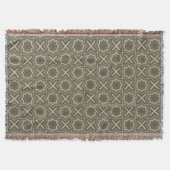 Couverture Motif vert et Brown (Devant)