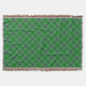 Couverture Motif vert-foncé et de Forest Green de plaid (Devant)