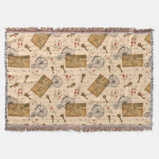 Couverture motif vintage (Devant)