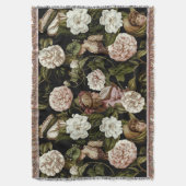Couverture Motif vintage de Madame Retro Botanical Flower (devant Vertical)