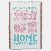 Couverture Motif vintage de Pyrex - rose (amish) de (devant Vertical)