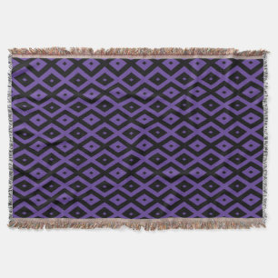 Couverture Motif violet et diamant noir