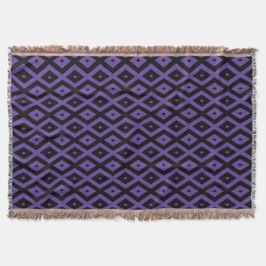 Couverture Motif violet et diamant noir (Devant)