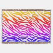 Couverture Motif Zebra Multicoloured Skin Stripes-22164 (Devant)
