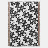 Couverture Motifs de données sur le hexadécimal noir (devant Vertical)
