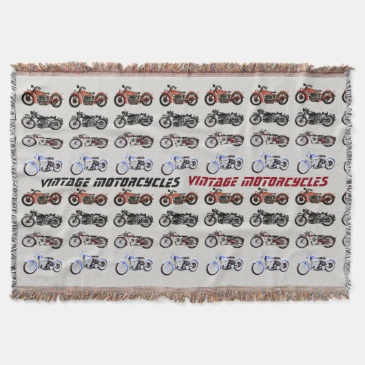 Couverture MOTOCYCLES vintages rouge blanc gris noir (Devant)