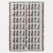 Couverture MOTOCYCLES vintages rouge blanc gris noir (devant Vertical)