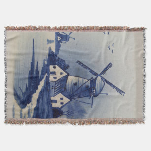 Couverture Moulin blanc blanc blanc vintage