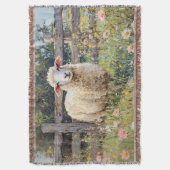 Couverture Moutons de printemps avec peinture Fleur sauvage (devant Vertical)