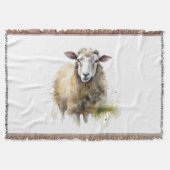 Couverture Moutons Douillet dans un Pâturage (Devant)