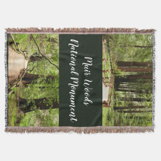 Couverture Muir Woods Path II Nature Photography (Devant)