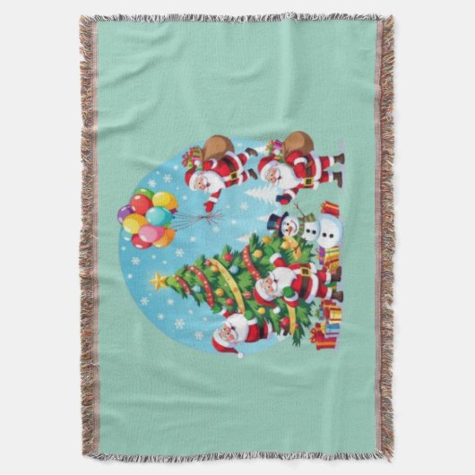 Couverture **“Multi-Santa Christmas Fun – 3D Cartoon Transpar (devant Vertical)