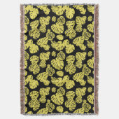 Couverture Multicolor Feuilles tropicaux 7 (devant Vertical)