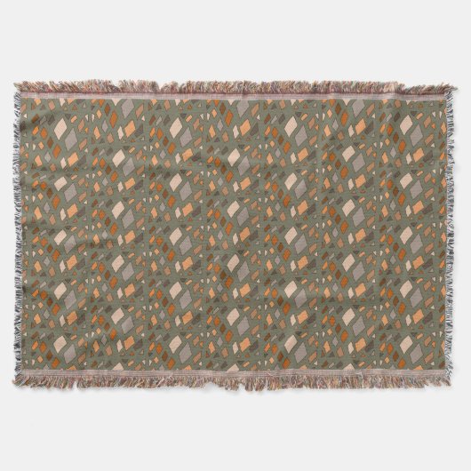 Couverture Multicolored Earthy Stones Pattern  (Devant)