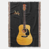Couverture Musique de monogramme de guitare acoustique (devant Vertical)