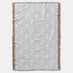 Couverture Mystère point de question énigme puzzle gris clair