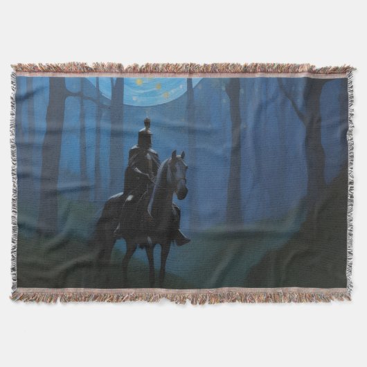 Couverture Mystérieux Chevalier Noir dans la Forêt Lune (Devant)