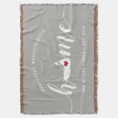 Couverture Nantucket Ville natale Personnalisé (devant Vertical)