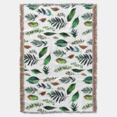 Couverture Nature botanique du feuillage vert (devant Vertical)