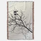 Couverture nature zen paysage noir blanc silhouette de l'arbr (devant Vertical)