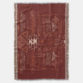 Couverture Navajo Aztec : Ethnic Doodle Motif. (devant Vertical)