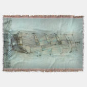 Couverture Navire classique nautique (bleu) (Devant)