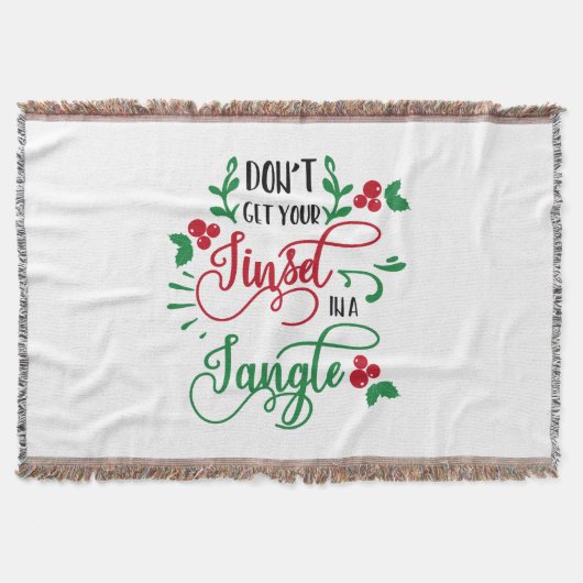 Couverture ne vous mettez pas dans un enchevêtrement de Noël (Devant)