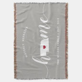 Couverture Nebraska État d'origine Personnalisé (devant Vertical)