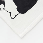 Couverture néerlandaise noire et blanche d'ouatine (Coin)