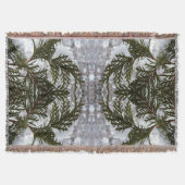 Couverture Neige sur les branches À feuillage persistant (Devant)