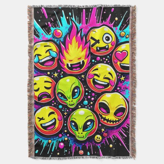 Couverture Neon Funky Emoji Mix (devant Vertical)