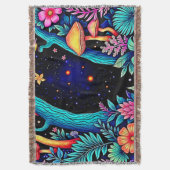 Couverture Neon Imaginaire Forêt Design de nuit (devant Vertical)