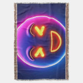 Couverture Neon Laughing Emoji Joy (devant Vertical)