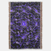 Couverture Neon Light Trails – Plaid Premium Tissé (devant Vertical)