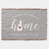 Couverture New Hampshire Maison de l'État Personnalisée (Devant)