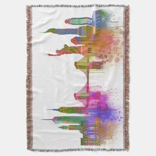 Couverture New York Skyline - Arc en ciel (devant Vertical)