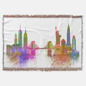 Couverture New York Skyline - Arc en ciel (Devant)