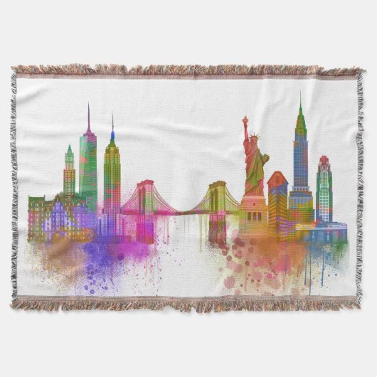 Couverture New York Skyline - Arc en ciel (Devant)