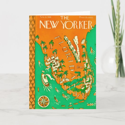 Couverture New Yorker Février 1926 Carte de note (Devant)