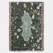 Couverture Nicolette Dark Daisy Floral (devant Vertical)