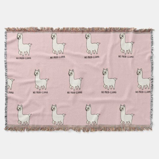 Couverture "No Prob-Llama" Cute Llama Doodle - Chill Vibe (Devant)