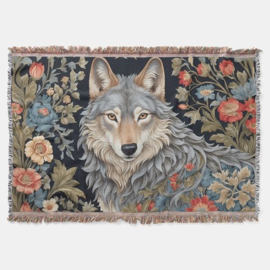 Couverture Noble Grey Wolf William Morris Inspiré (Devant)