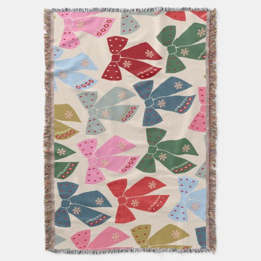 Couverture Noël Bows Coquette (devant Vertical)