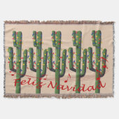 Couverture Noël Cactus Feliz Navidad (Devant)